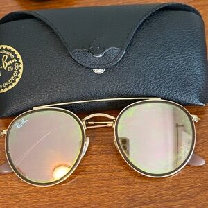Ray-Ban rose gold aviator